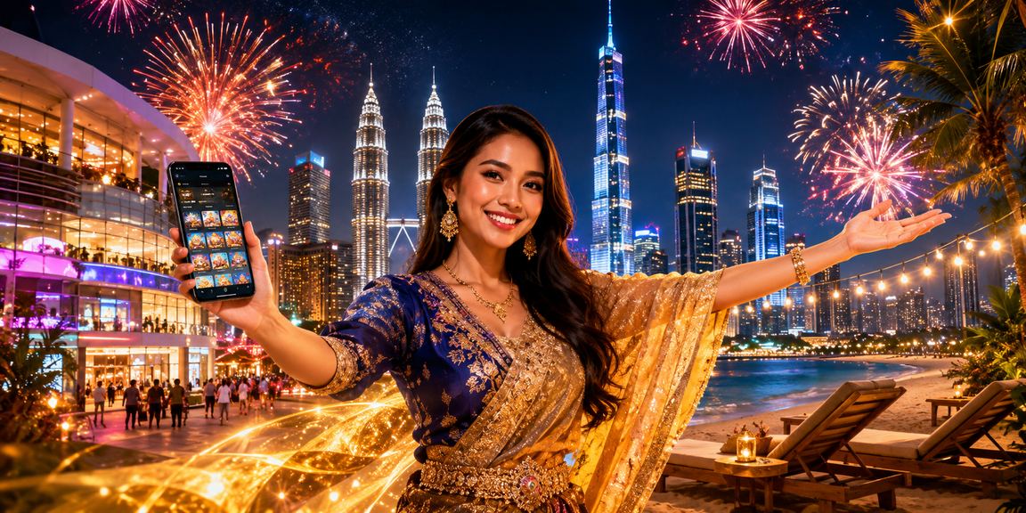 Aplikasi kasino dalam talian di Kuala Lumpur dengan antara muka Melayu moden